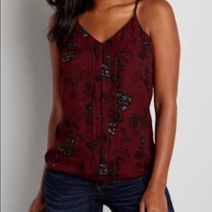 🌹 Maurice’s Burgundy, Floral Top